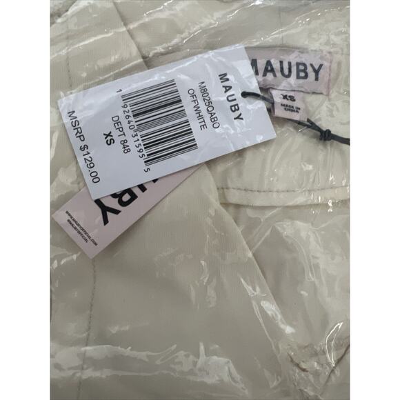 Nordstrom Mauby XS button-up off-white jacket with adjustable hem soft and new! - Picture 5 of 6
